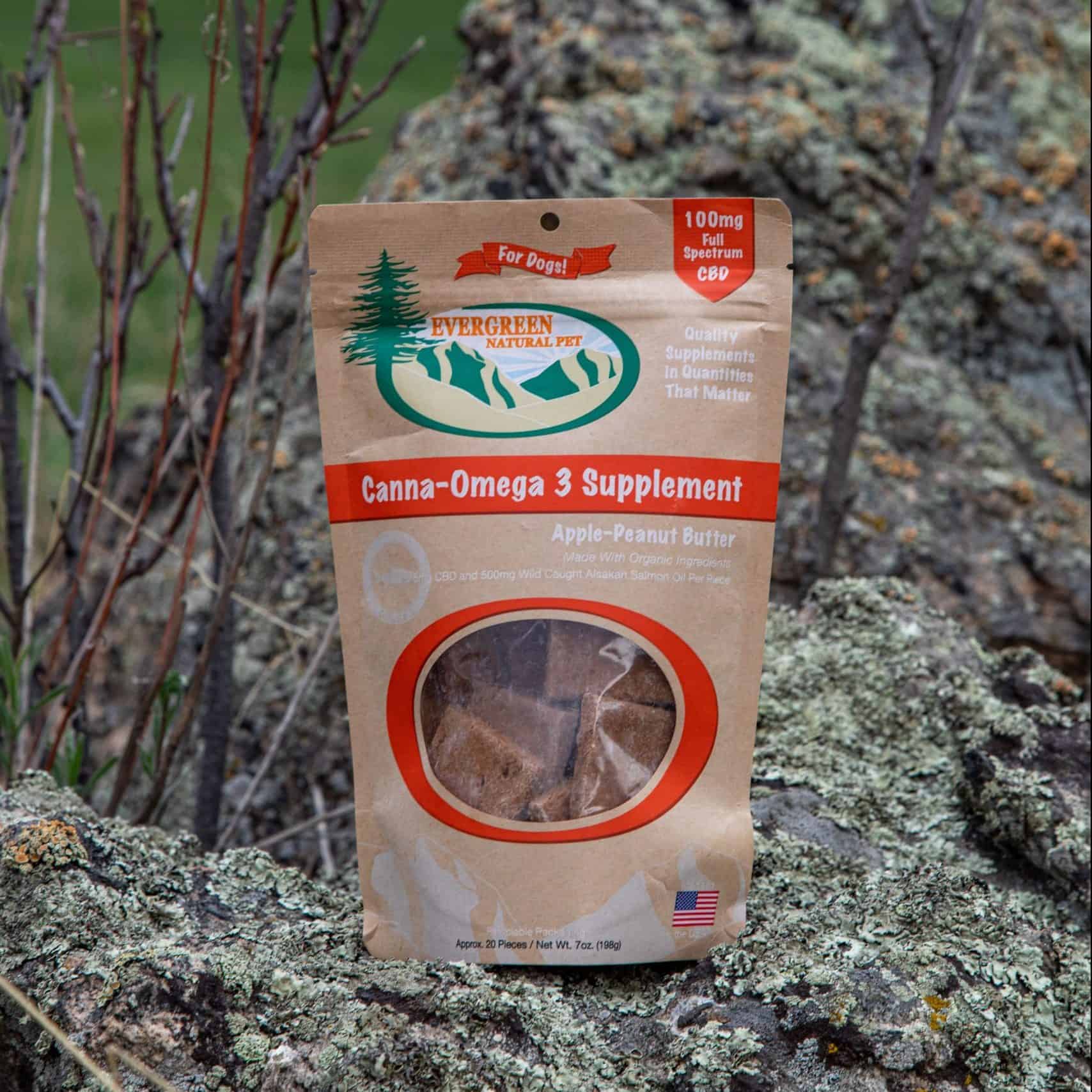 Canna-Omega Supplement - CBD + Omega 3 - Evergreen Natural Pet