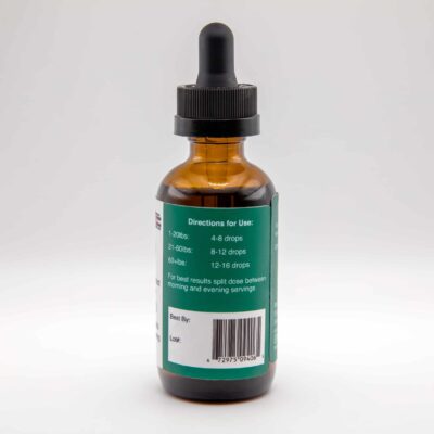 1000mg CBD Tincture for Dogs - Evergreen Natural Pet - dosage