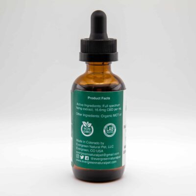 1000mg CBD Tincture for Dogs - side